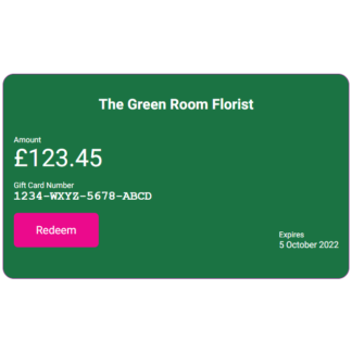 Green Room Florist Gift Card
